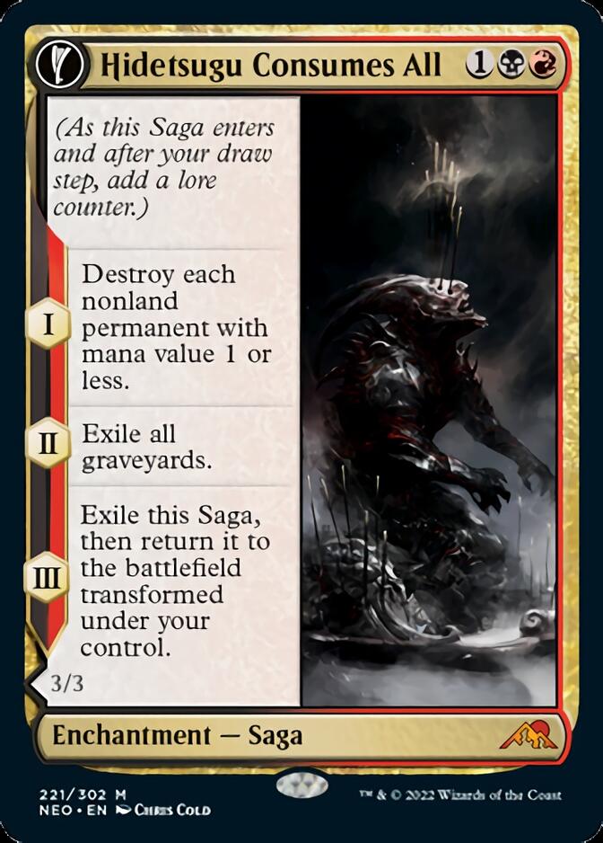 Hidetsugu Consumes All // Vessel of the All-Consuming [Kamigawa: Neon Dynasty] - Magic: The Gathering - Card Brawlers | Quebec | Canada |