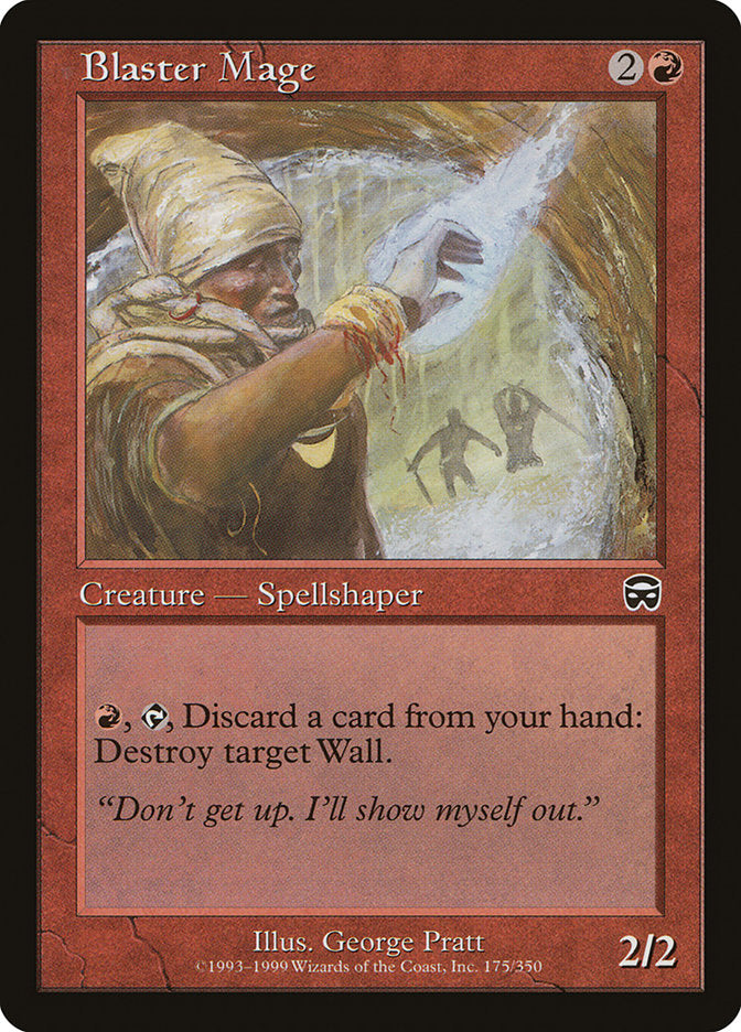 Blaster Mage [Mercadian Masques] - Magic: The Gathering - Card Brawlers | Quebec | Canada |