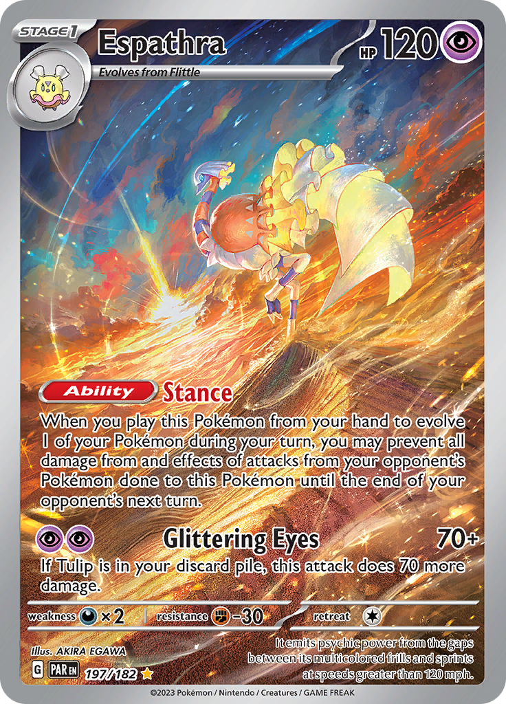 Espathra (197/182) [Scarlet & Violet: Paradox Rift] - Pokémon - Card Brawlers | Quebec | Canada |