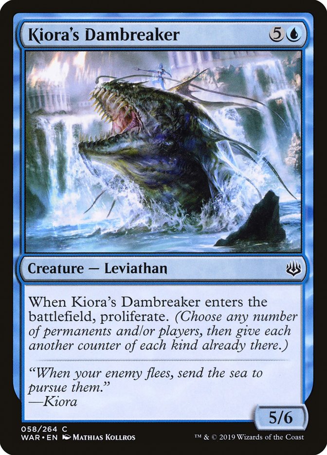 Kiora's Dambreaker [War of the Spark] - Magic: The Gathering - Card Brawlers | Quebec | Canada |