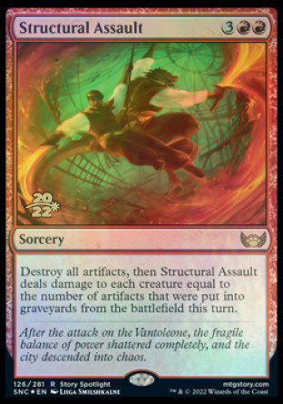Structural Assault [Streets of New Capenna Prerelease Promos] - Magic: The Gathering - Card Brawlers | Quebec | Canada |