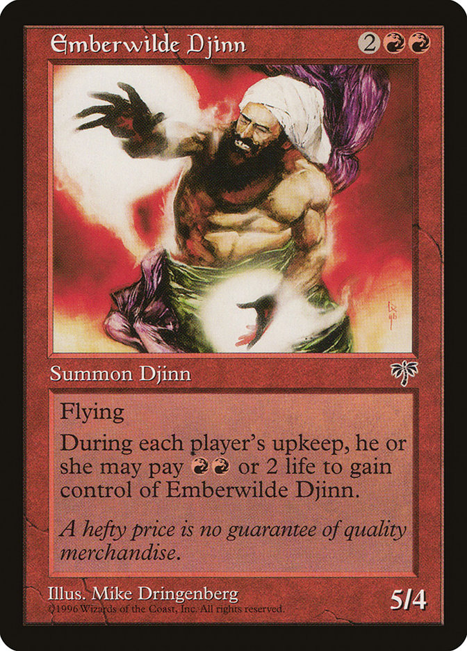 Emberwilde Djinn [Mirage] - Magic: The Gathering - Card Brawlers | Quebec | Canada |