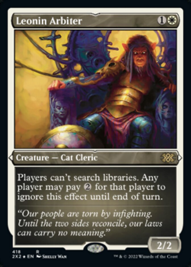 Leonin Arbiter (Foil Etched) [Double Masters 2022] - Magic: The Gathering - Card Brawlers | Quebec | Canada |