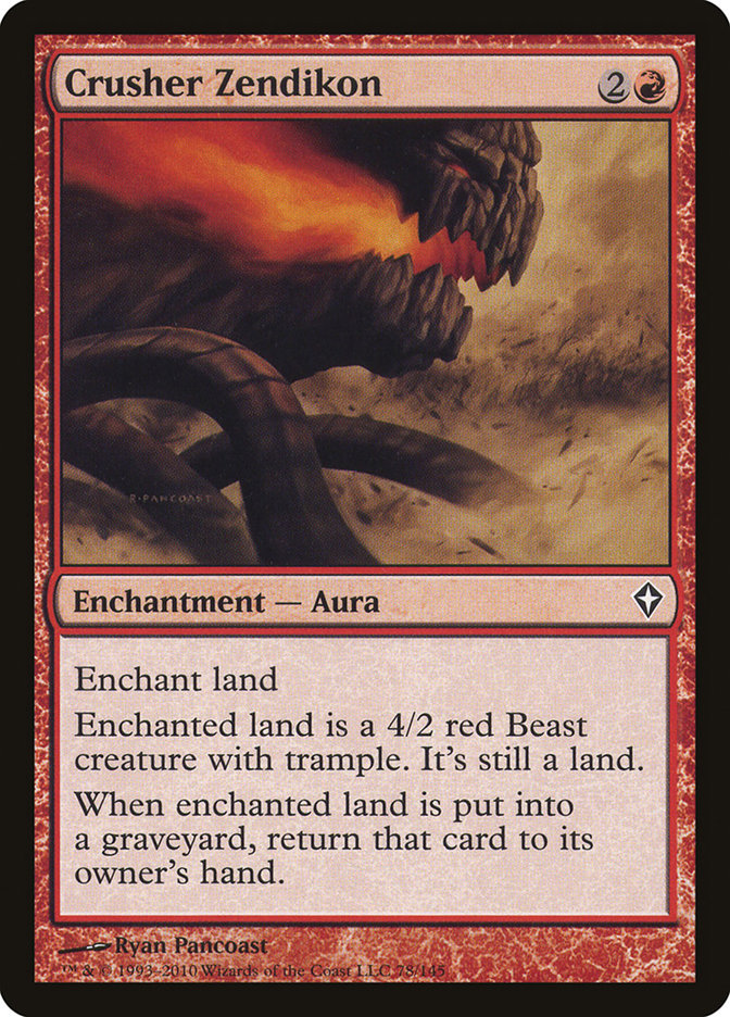 Crusher Zendikon [Worldwake] - Magic: The Gathering - Card Brawlers | Quebec | Canada |