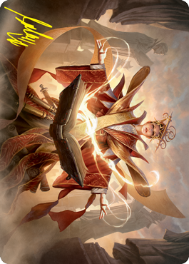 Augusta, Dean of Order Art Card (Gold-Stamped Signature) [Strixhaven: School of Mages Art Series] - Magic: The Gathering - Card Brawlers | Quebec | Canada |