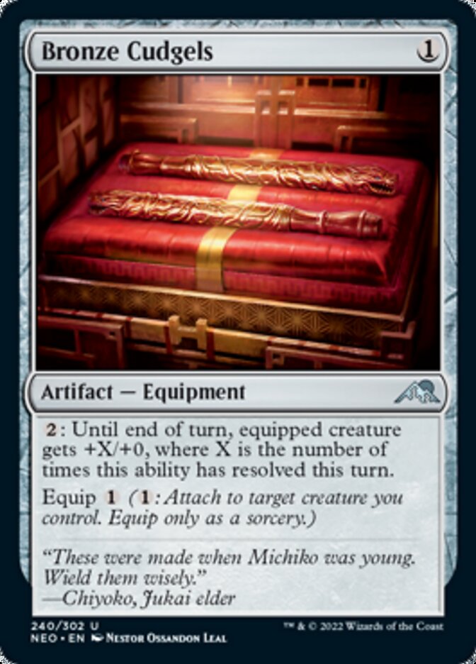 Bronze Cudgels [Kamigawa: Neon Dynasty] - Magic: The Gathering - Card Brawlers | Quebec | Canada |