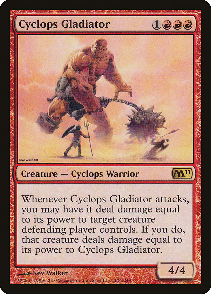 Cyclops Gladiator [Magic 2011] - Magic: The Gathering - Card Brawlers | Quebec | Canada |