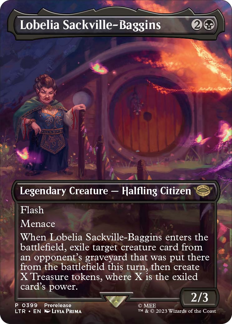 Lobelia Sackville-Baggins (Borderless Alternate Art) [The Lord of the Rings: Tales of Middle-Earth] - Magic: The Gathering - Card Brawlers | Quebec | Canada |