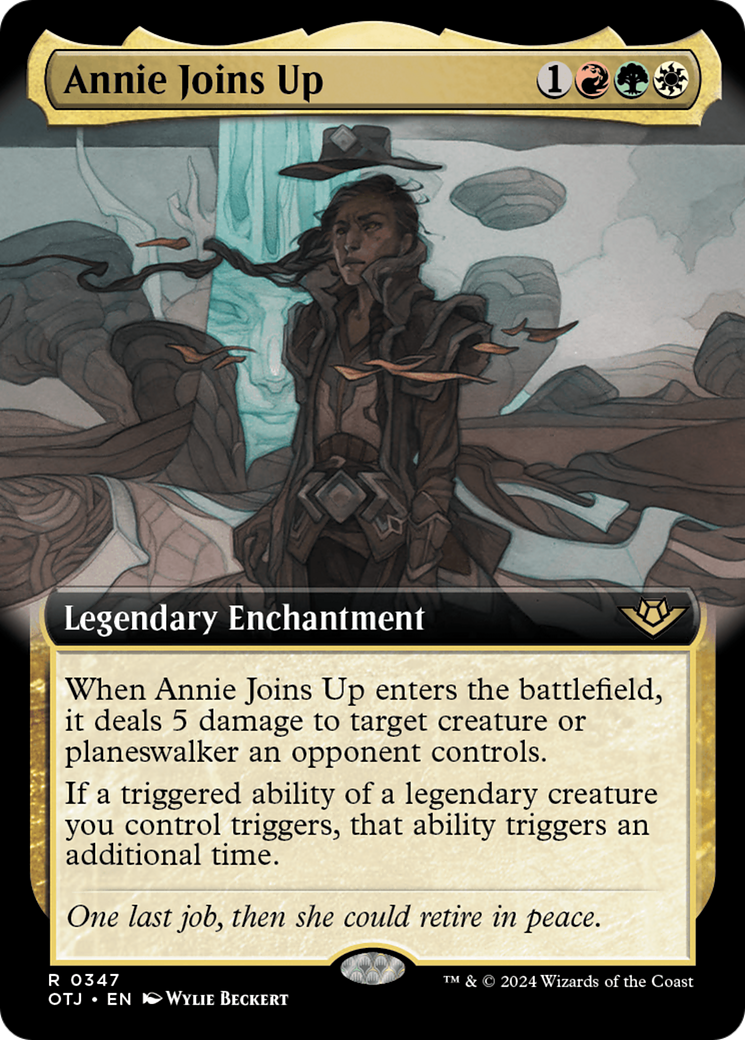 Annie Joins Up (Extended Art) [Outlaws of Thunder Junction] - Magic: The Gathering - Card Brawlers | Quebec | Canada |