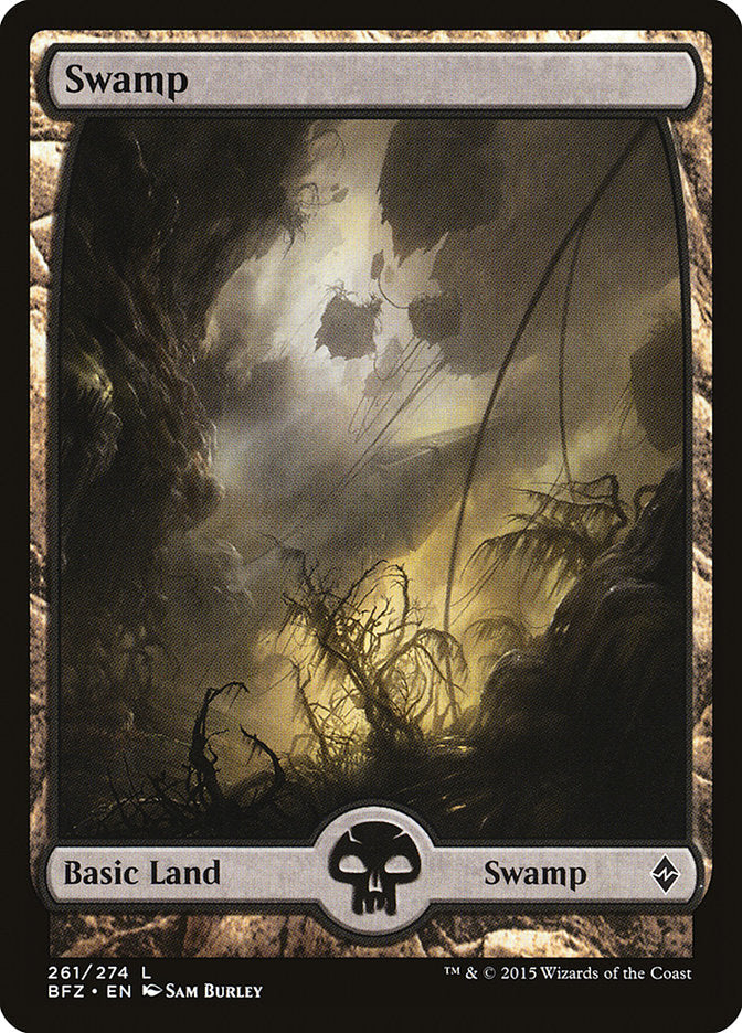 Swamp (261) (Full Art) [Battle for Zendikar] - Magic: The Gathering - Card Brawlers | Quebec | Canada |