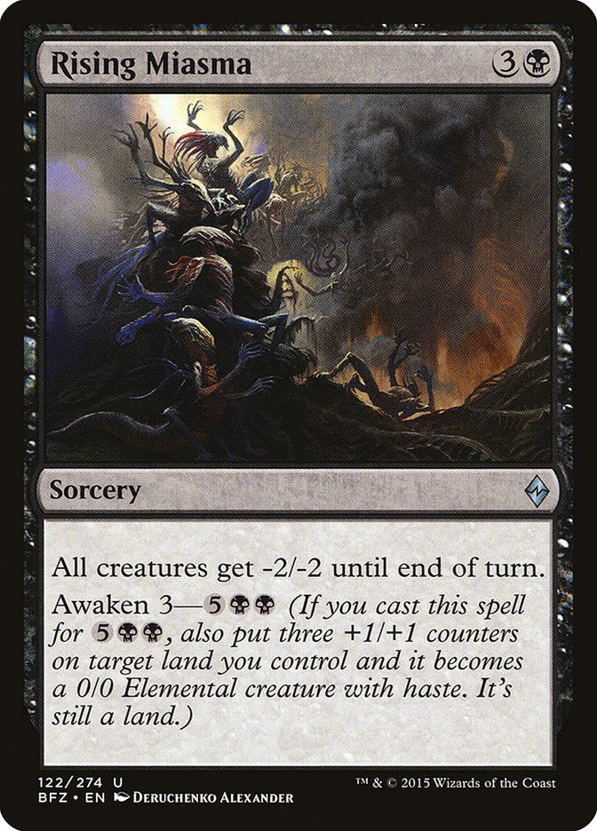 Rising Miasma [Battle for Zendikar] - Magic: The Gathering - Card Brawlers | Quebec | Canada |