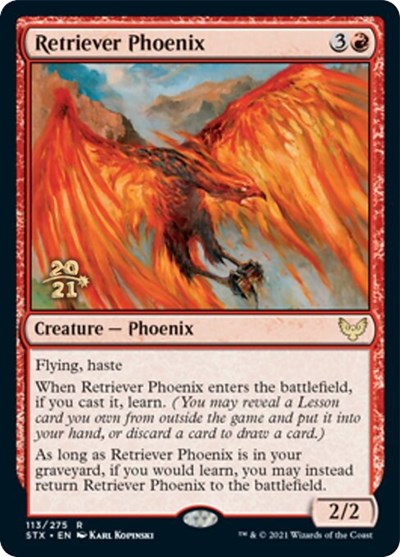 Retriever Phoenix [Strixhaven: School of Mages Prerelease Promos] - Magic: The Gathering - Card Brawlers | Quebec | Canada |