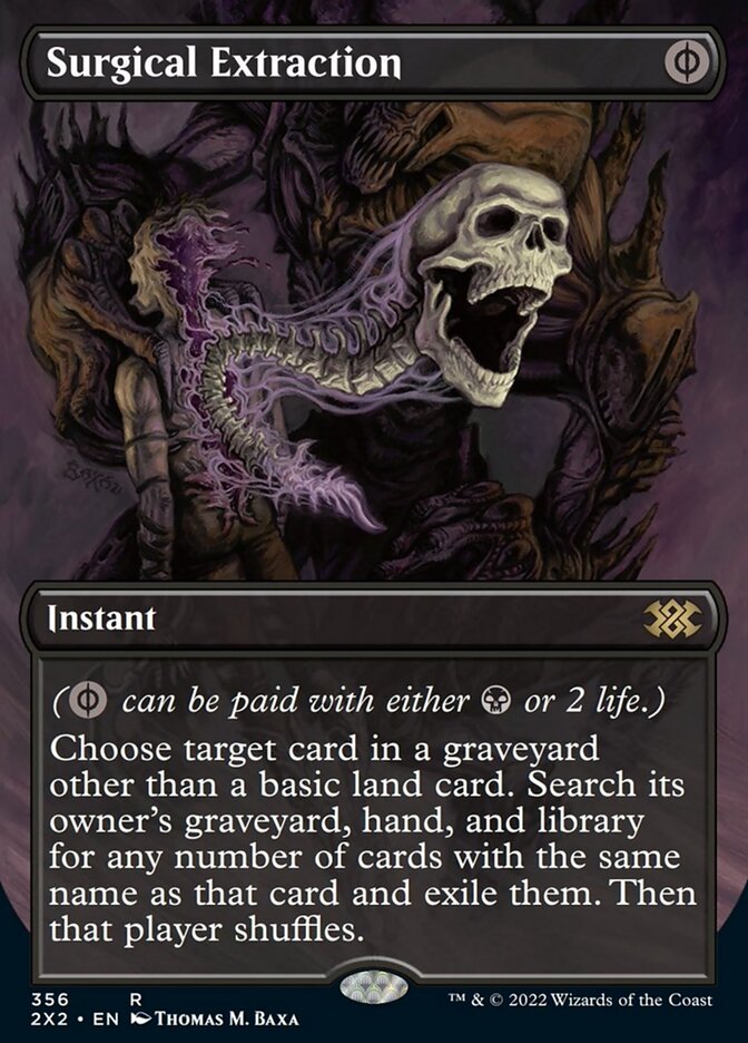 Surgical Extraction (Borderless Alternate Art) [Double Masters 2022] - Magic: The Gathering - Card Brawlers | Quebec | Canada |