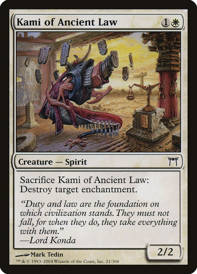 Kami of Ancient Law [Champions of Kamigawa] - Magic: The Gathering - Card Brawlers | Quebec | Canada |
