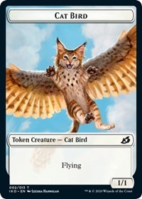Cat Bird // Human Soldier (003) Double-Sided Token [Ikoria: Lair of Behemoths Tokens] - Magic: The Gathering - Card Brawlers | Quebec | Canada |