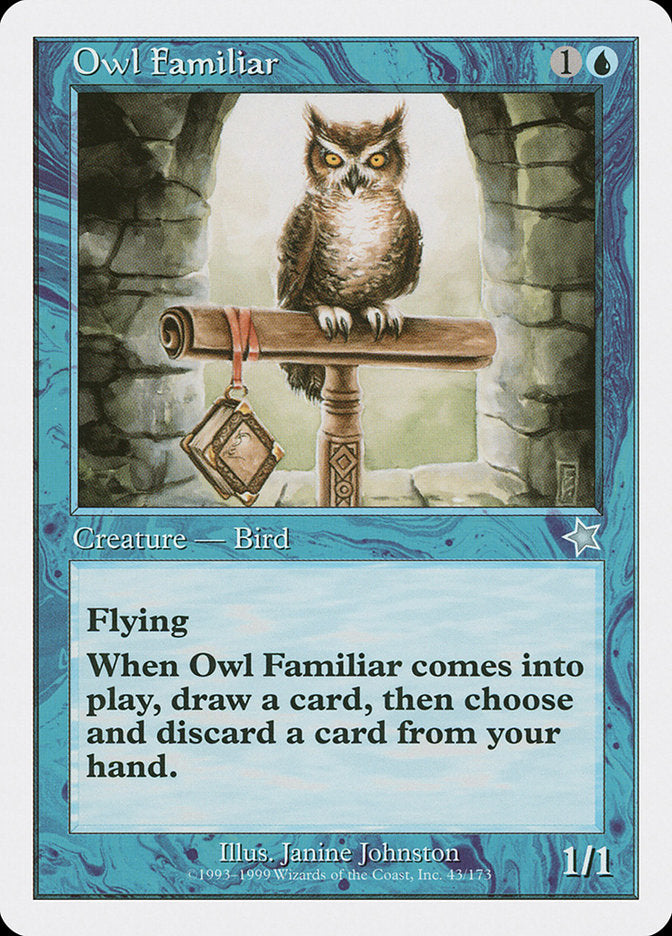 Owl Familiar [Starter 1999] - Magic: The Gathering - Card Brawlers | Quebec | Canada |