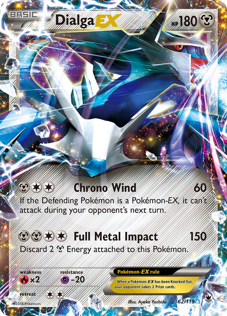 Dialga EX (62/119) [XY: Phantom Forces] - Pokémon - Card Brawlers | Quebec | Canada |