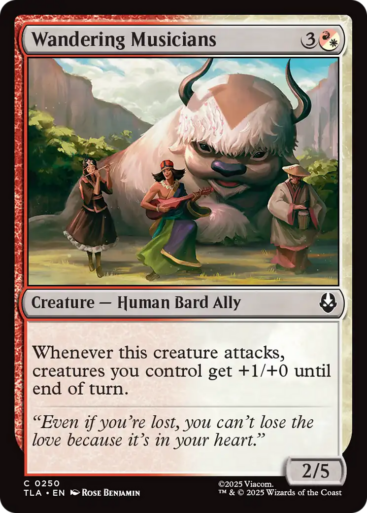 Wandering Musicians [Avatar: The Last Airbender] - Magic: The Gathering - Card Brawlers | Quebec | Canada |