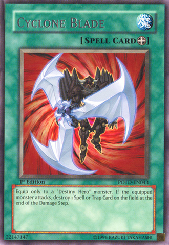 Cyclone Blade [POTD-EN043] Rare - Yu-Gi-Oh! - Card Brawlers | Quebec | Canada |