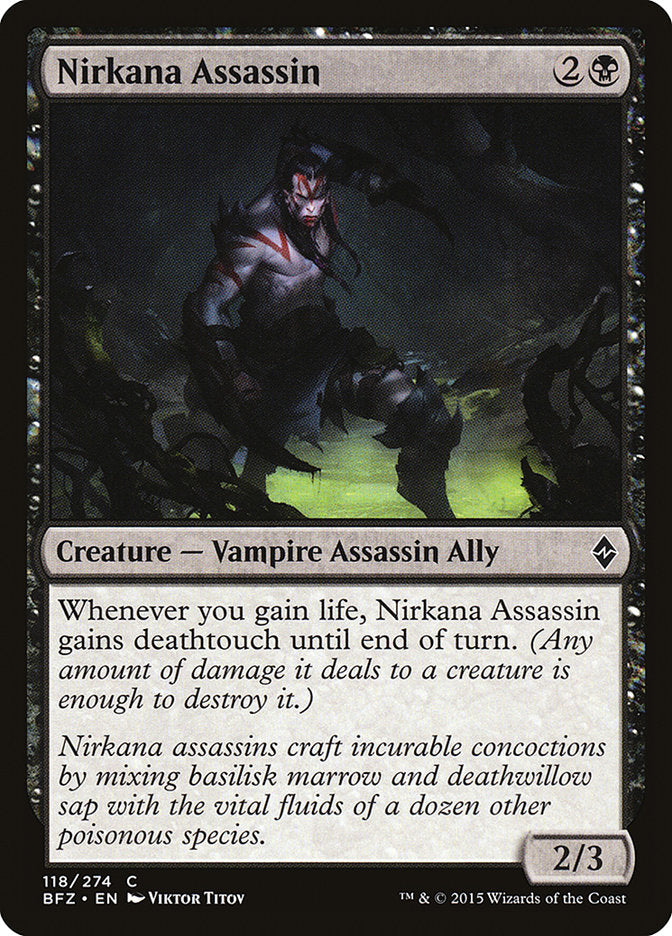Nirkana Assassin [Battle for Zendikar] - Magic: The Gathering - Card Brawlers | Quebec | Canada |