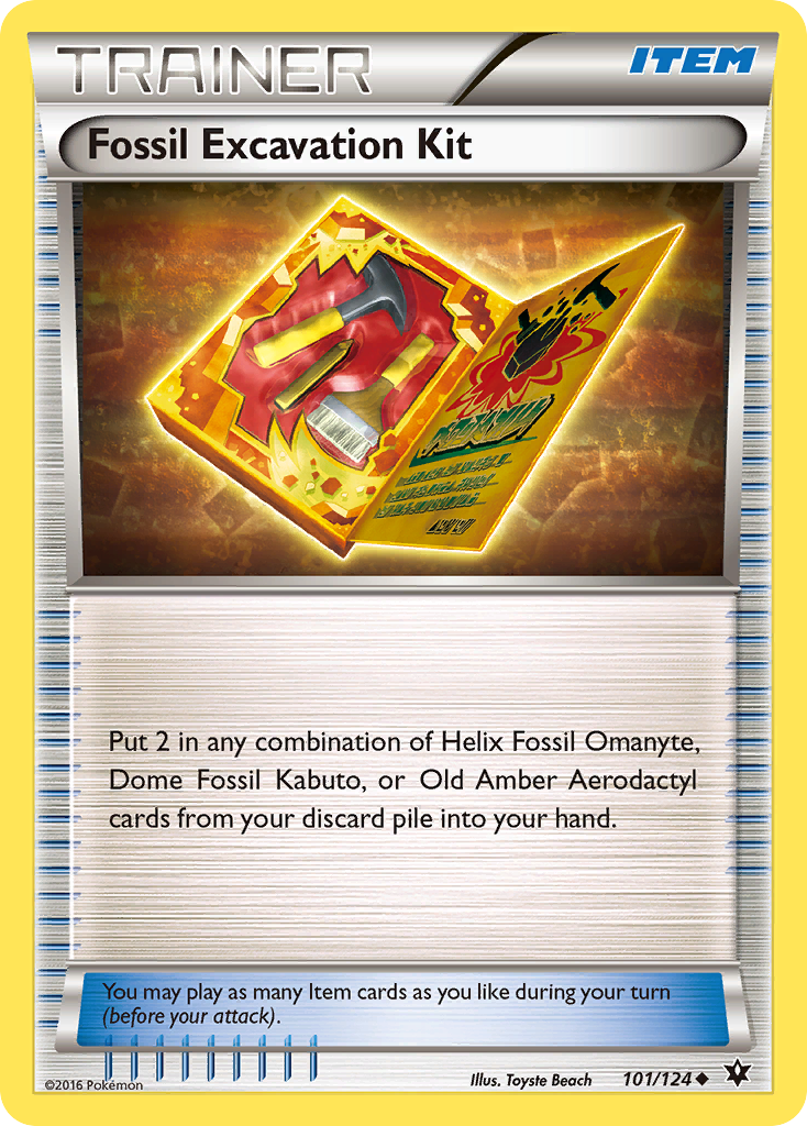 Fossil Excavation Kit (101/124) [XY: Fates Collide] - Pokémon - Card Brawlers | Quebec | Canada |