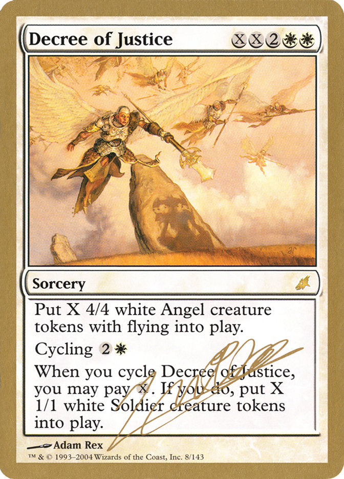 Decree of Justice (Julien Nuijten) [World Championship Decks 2004] - Magic: The Gathering - Card Brawlers | Quebec | Canada |