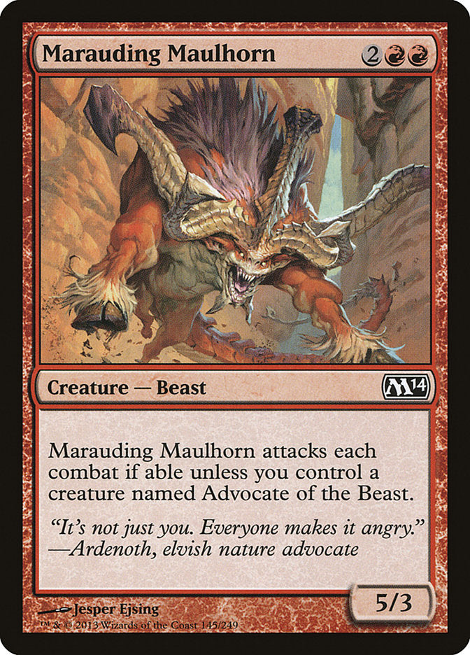 Marauding Maulhorn [Magic 2014] - Magic: The Gathering - Card Brawlers | Quebec | Canada |