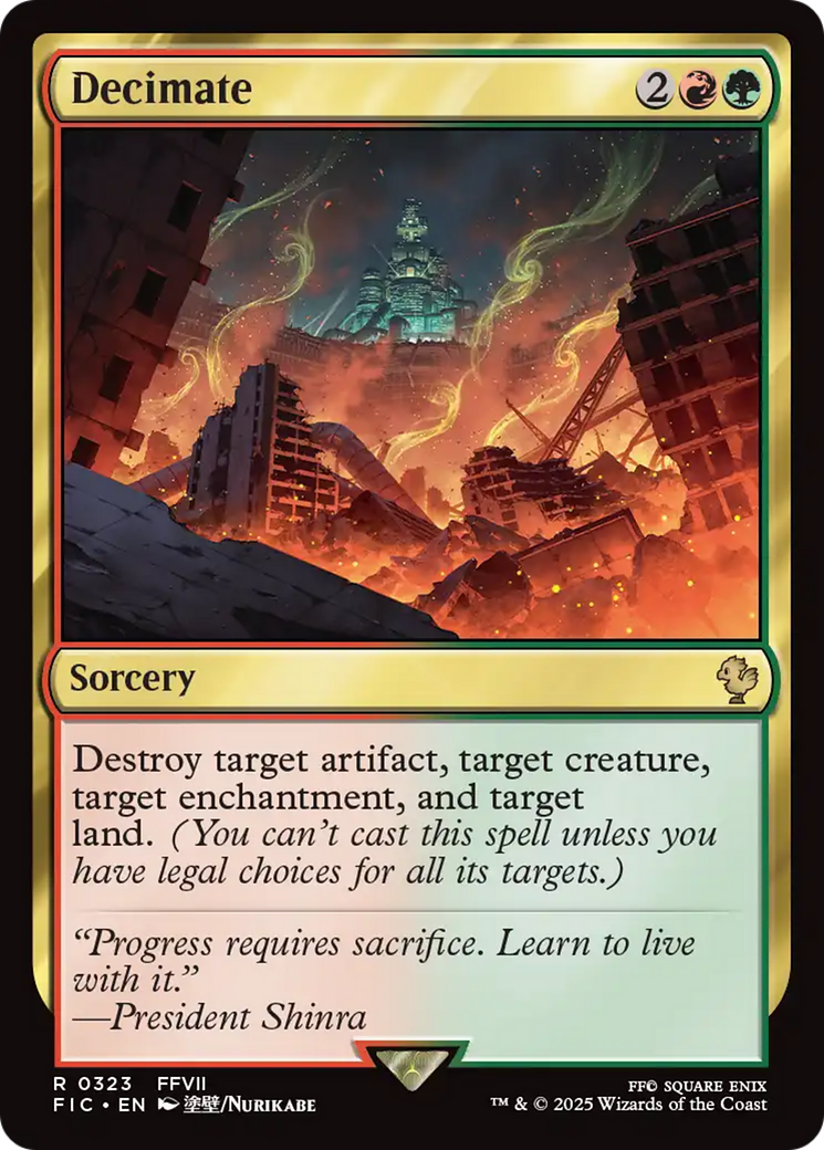 Decimate [FINAL FANTASY Commander] - Magic: The Gathering - Card Brawlers | Quebec | Canada |