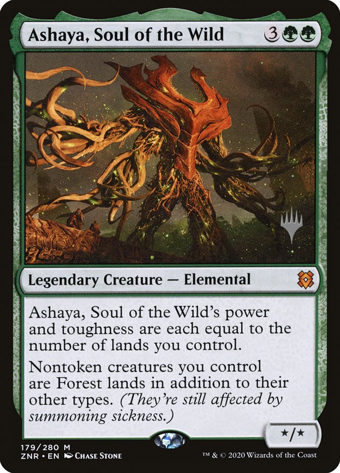 Ashaya, Soul of the Wild (Promo Pack) [Zendikar Rising Promos] - Magic: The Gathering - Card Brawlers | Quebec | Canada |