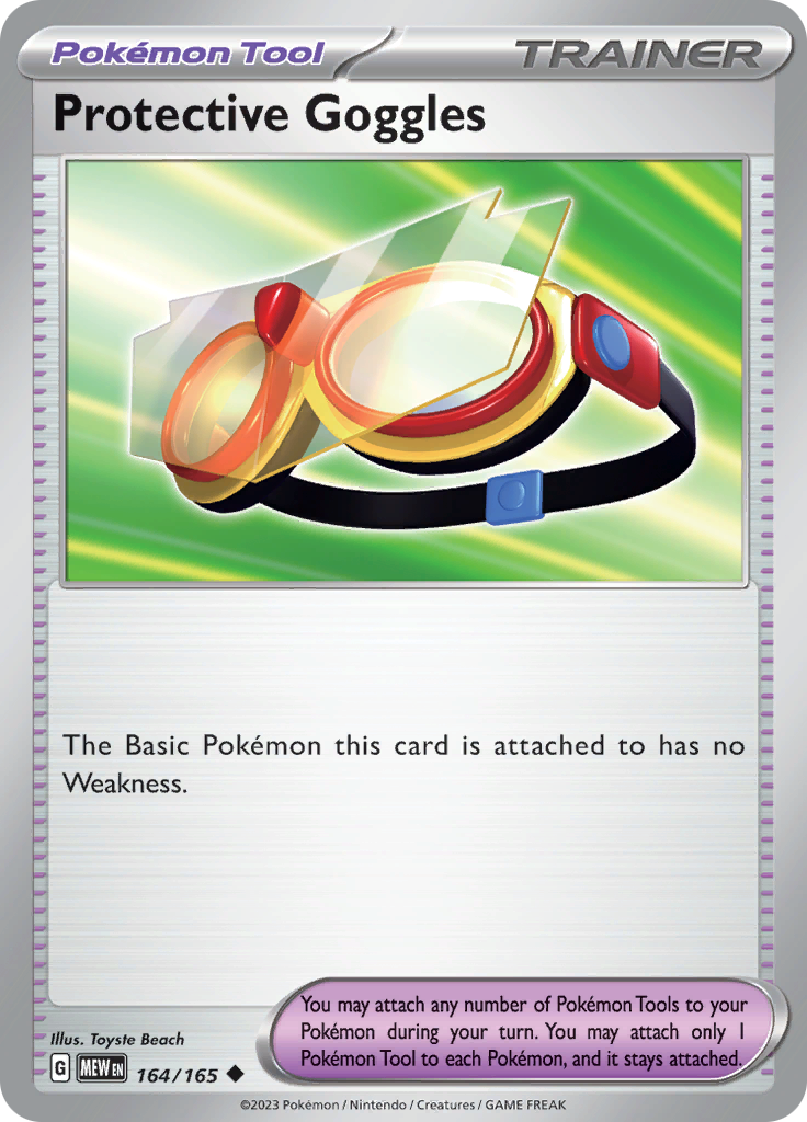 Protective Goggles (164/165) [Scarlet & Violet 151] - Pokémon - Card Brawlers | Quebec | Canada |