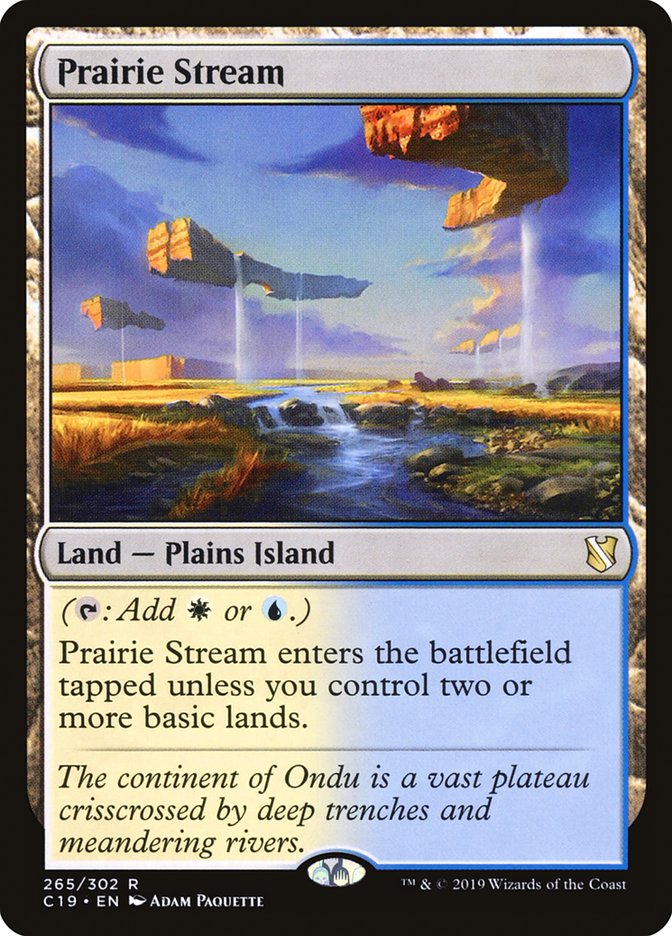Prairie Stream [Commander 2019] - Magic: The Gathering - Card Brawlers | Quebec | Canada |