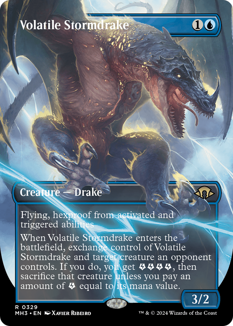 Volatile Stormdrake (Borderless) [Modern Horizons 3] - Magic: The Gathering - Card Brawlers | Quebec | Canada |