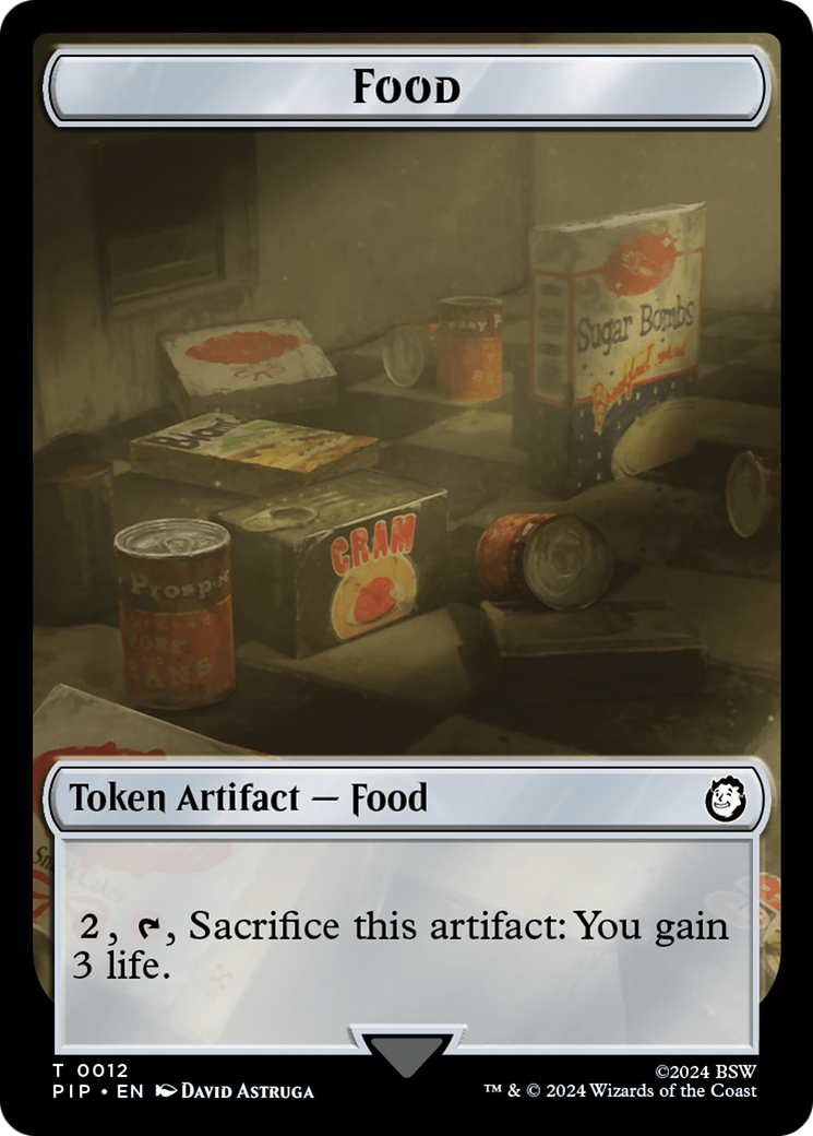 Food (0012) // Thopter Double-Sided Token [Fallout Tokens] - Magic: The Gathering - Card Brawlers | Quebec | Canada |