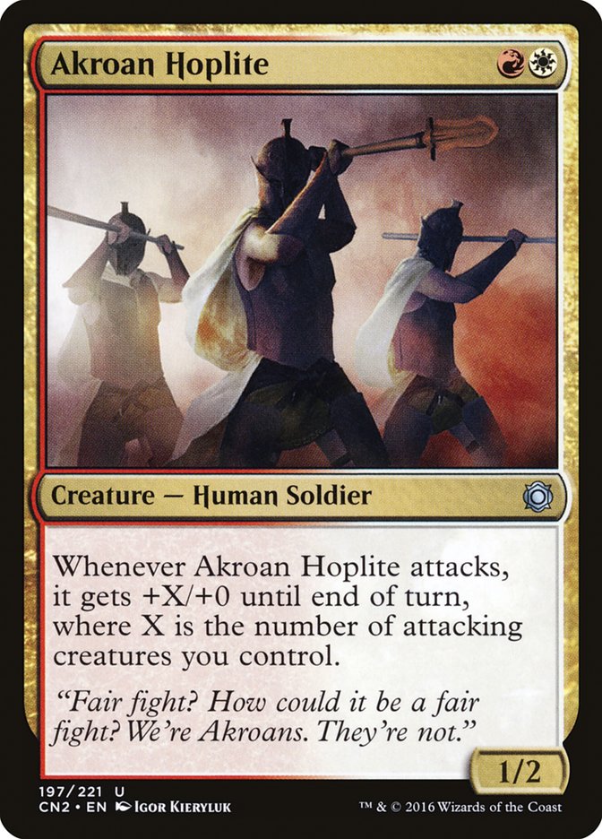 Akroan Hoplite [Conspiracy: Take the Crown] - Magic: The Gathering - Card Brawlers | Quebec | Canada |