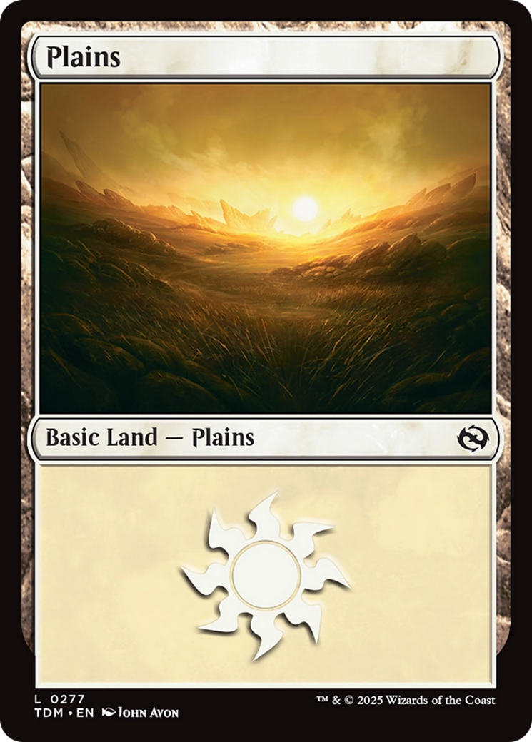 Plains (0277) [Tarkir: Dragonstorm] - Magic: The Gathering - Card Brawlers | Quebec | Canada |