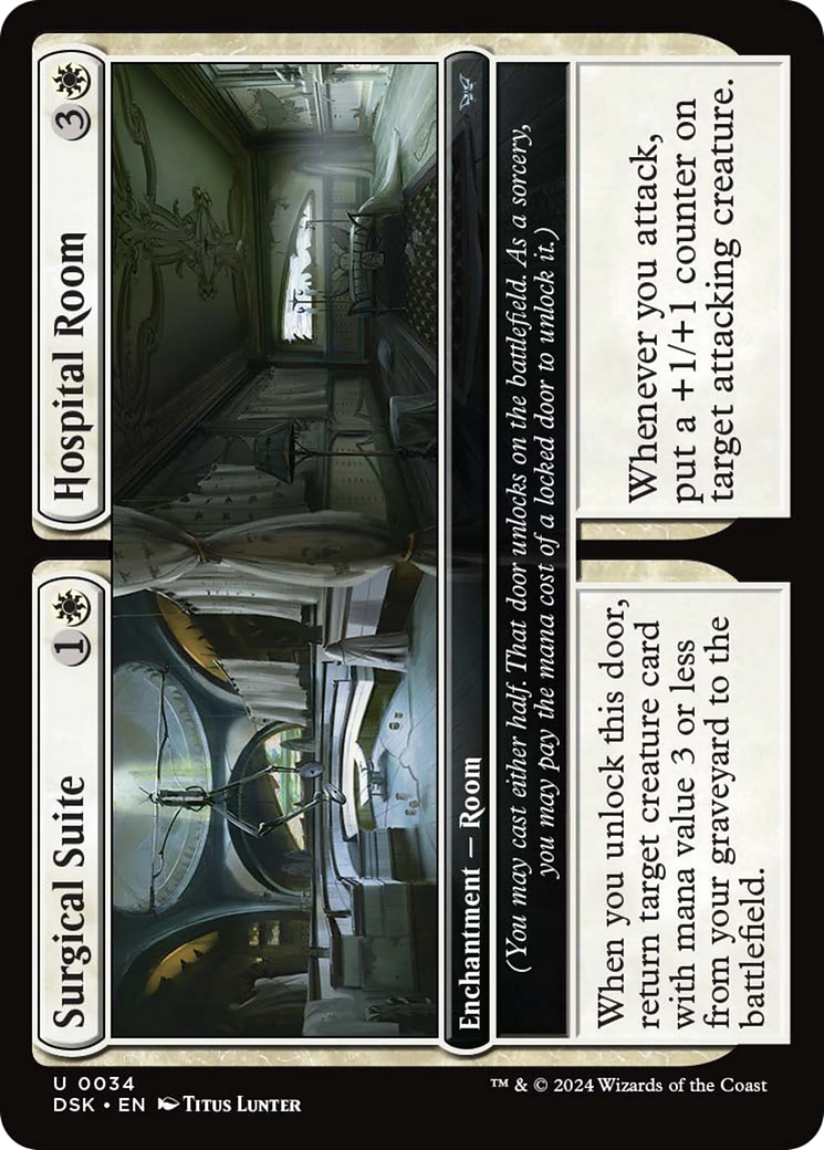 Surgical Suite // Hospital Room [Duskmourn: House of Horror] - Magic: The Gathering - Card Brawlers | Quebec | Canada |