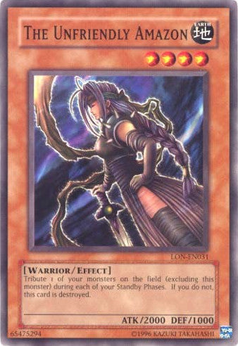 The Unfriendly Amazon [LON-EN031] Common - Yu-Gi-Oh! - Card Brawlers | Quebec | Canada |