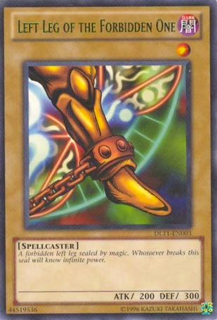 Left Leg of the Forbidden One (Green) [DL11-EN003] Rare - Yu-Gi-Oh! - Card Brawlers | Quebec | Canada |