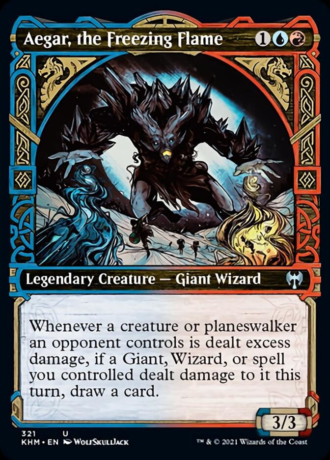Aegar, the Freezing Flame (Showcase) [Kaldheim] - Magic: The Gathering - Card Brawlers | Quebec | Canada |