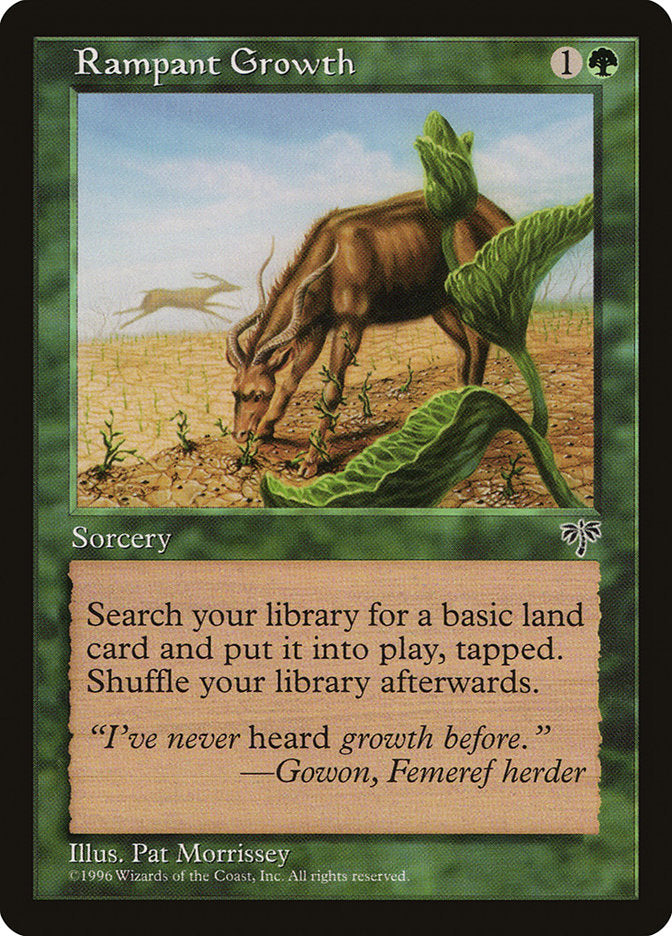 Rampant Growth [Mirage] - Magic: The Gathering - Card Brawlers | Quebec | Canada |