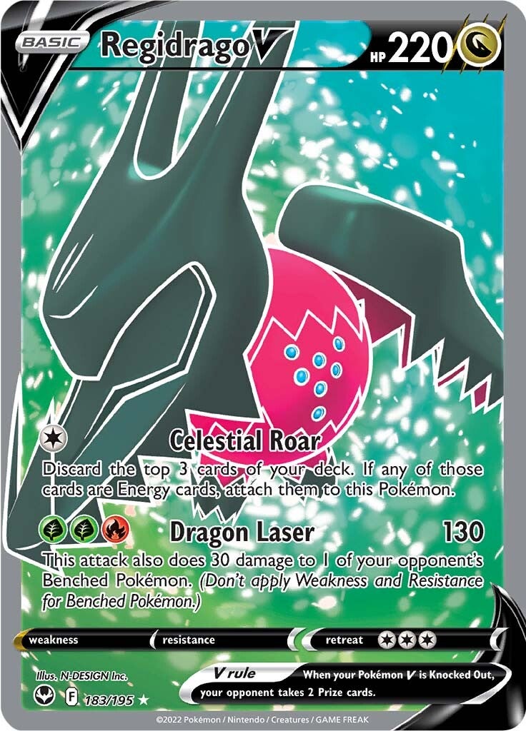 Regidrago V (183/195) [Sword & Shield: Silver Tempest] - Pokémon - Card Brawlers | Quebec | Canada |