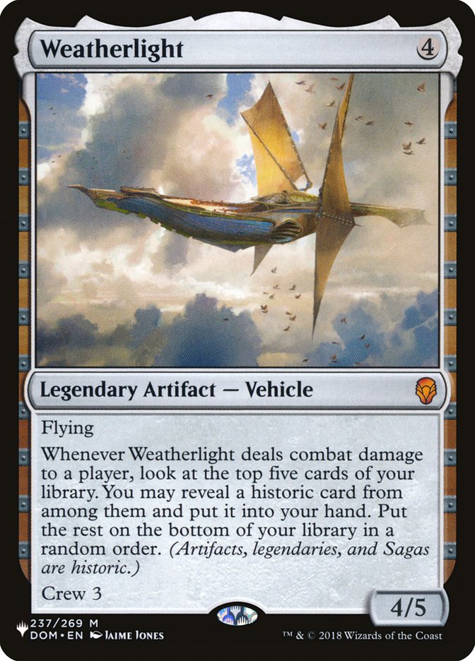 Weatherlight [The List] - Magic: The Gathering - Card Brawlers | Quebec | Canada |