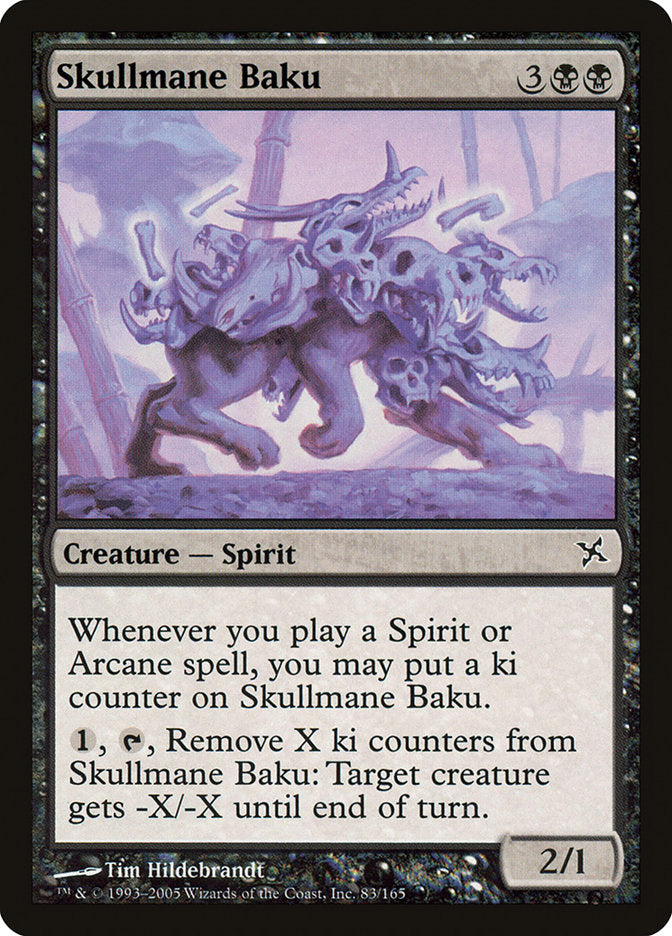 Skullmane Baku [Betrayers of Kamigawa] - Magic: The Gathering - Card Brawlers | Quebec | Canada |