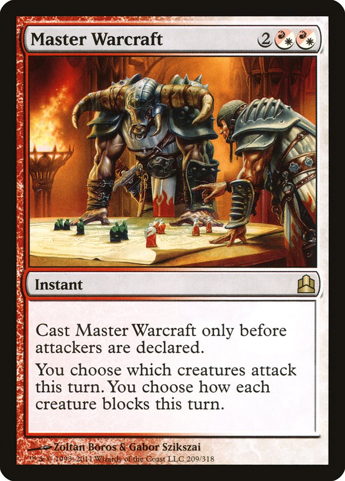 Master Warcraft [Commander 2011] - Magic: The Gathering - Card Brawlers | Quebec | Canada |