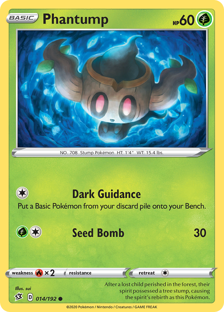 Phantump (014/192) [Sword & Shield: Rebel Clash] - Pokémon - Card Brawlers | Quebec | Canada |