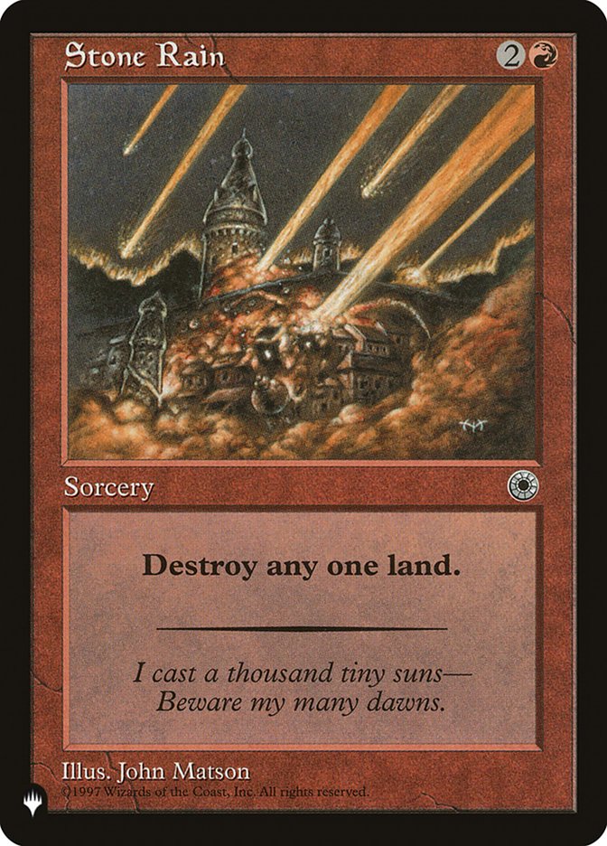 Stone Rain [The List] - Magic: The Gathering - Card Brawlers | Quebec | Canada |
