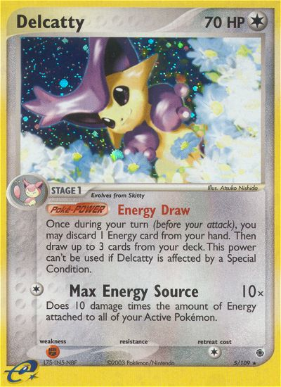 Delcatty (5/109) [EX: Ruby & Sapphire] - Pokémon - Card Brawlers | Quebec | Canada |