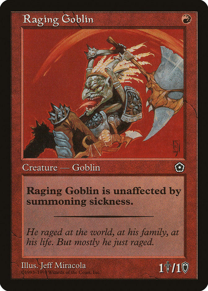 Raging Goblin [Portal Second Age] - Magic: The Gathering - Card Brawlers | Quebec | Canada |