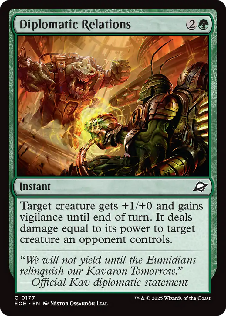 Diplomatic Relations [Edge of Eternities] - Magic: The Gathering - Card Brawlers | Quebec | Canada |