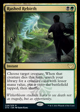 Rushed Rebirth [Strixhaven: School of Mages] - Magic: The Gathering - Card Brawlers | Quebec | Canada |